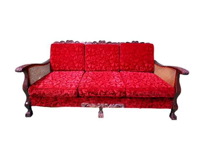 Ball and claw 3 seater sofa