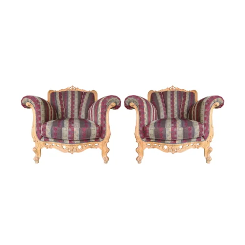 20th century french arm chairs