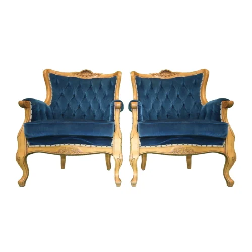 Victorian Beech wood arm chairs