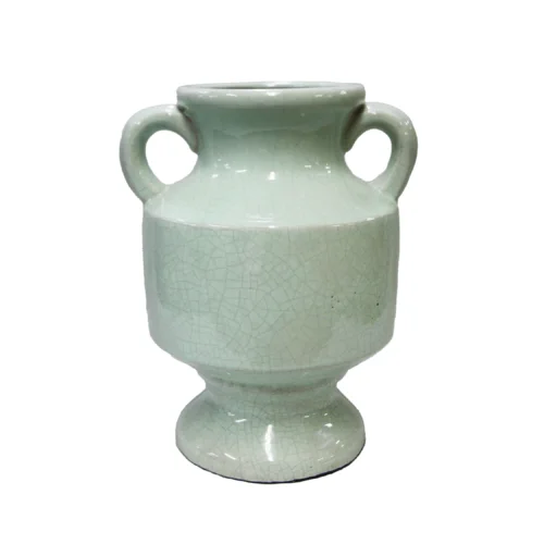 Light turquoise vase