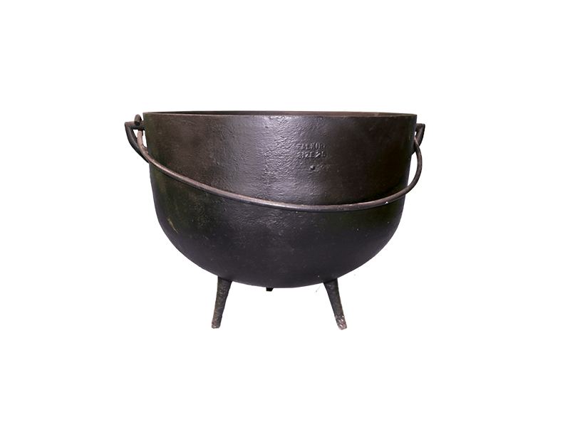 Antique Cast Iron Pot - Kings & Queens Antiques