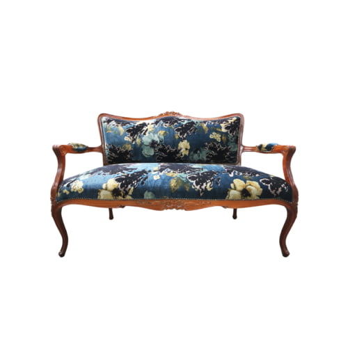 Antique Victorian Floral settee