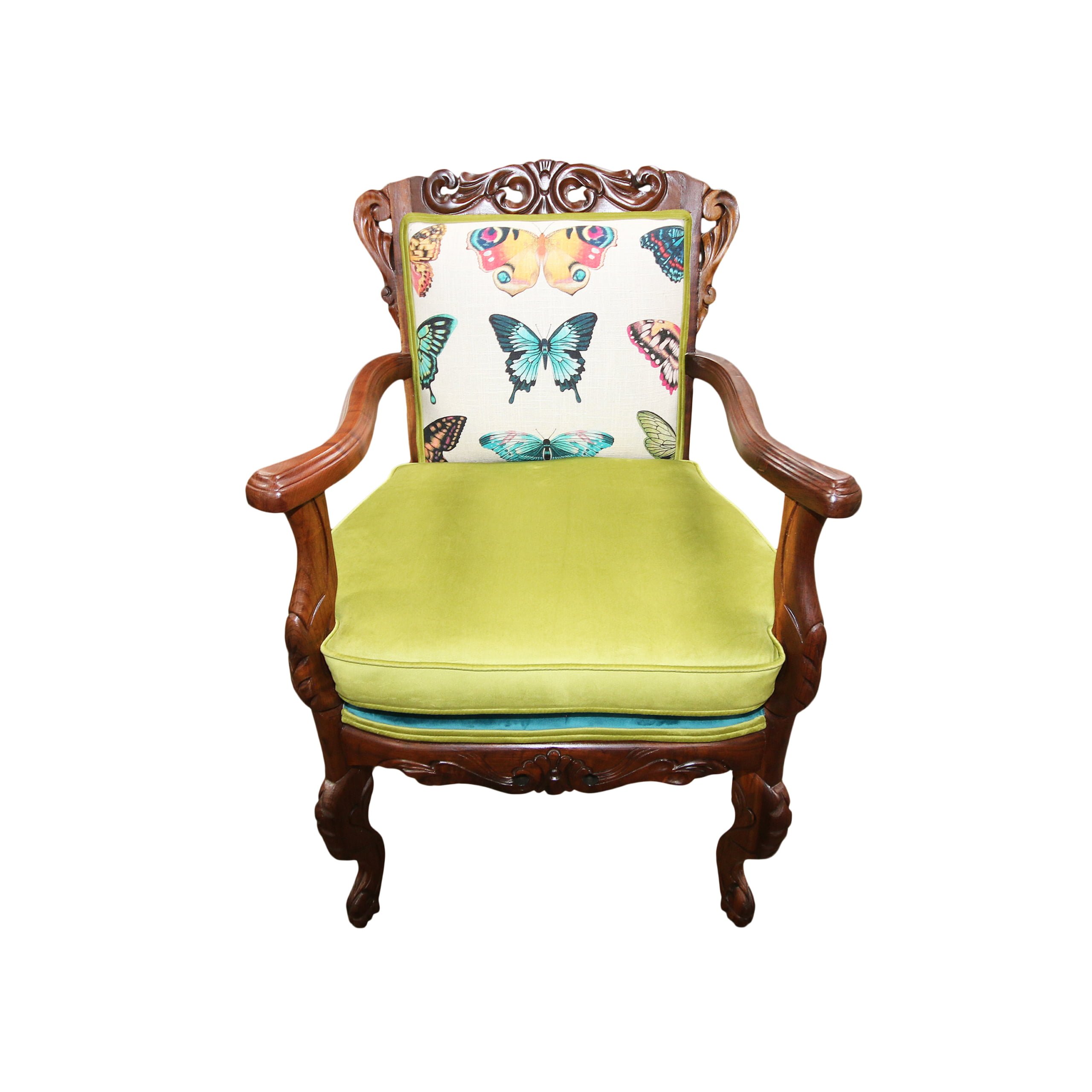 butterfly upholstered chair