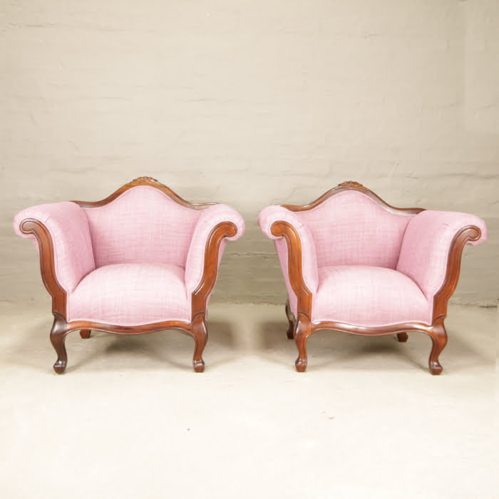Pink victorian pair