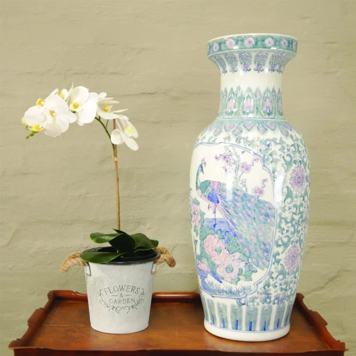 large peacock vase 2