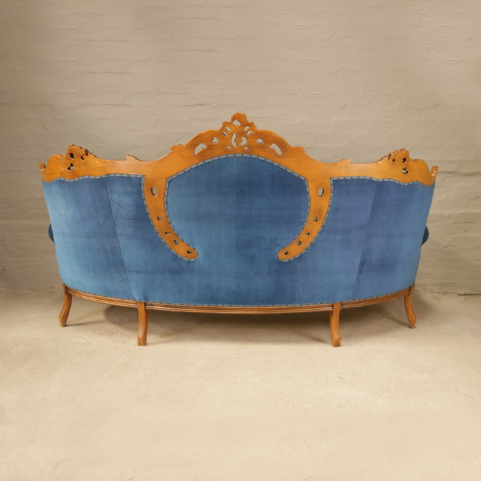 3 seater victorian chaise back