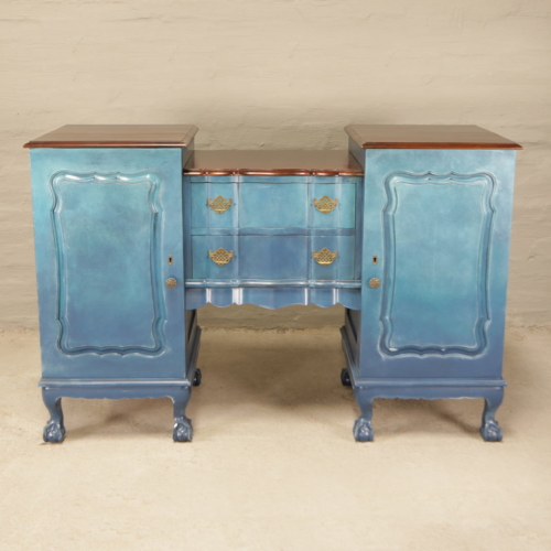 sideboard with an ombre touch