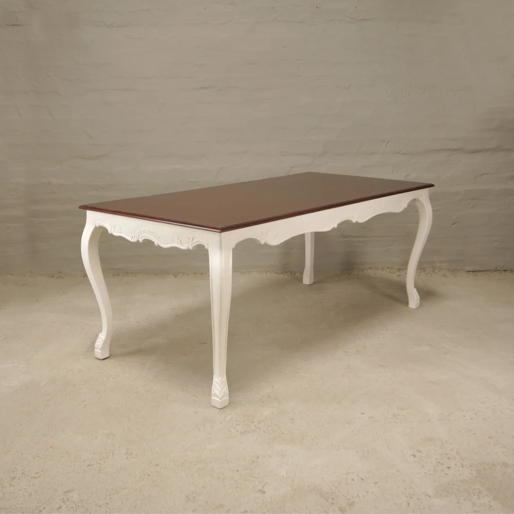 french style 6 seater dining table