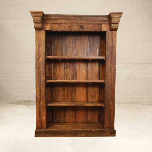 antique indian bookcase