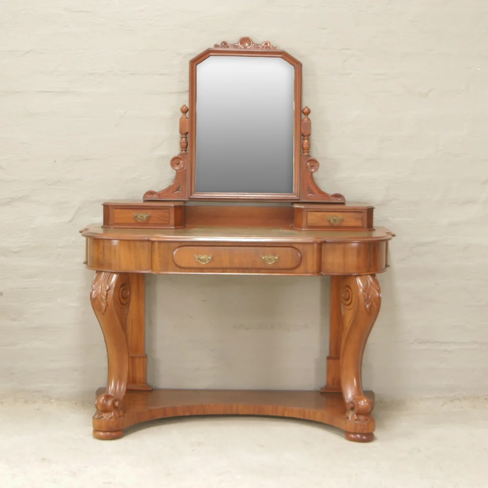 vintage victorian mahogany dressing table