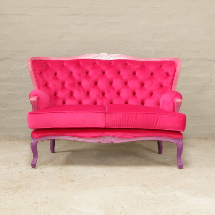 Carved Ombre Victorian Sofa