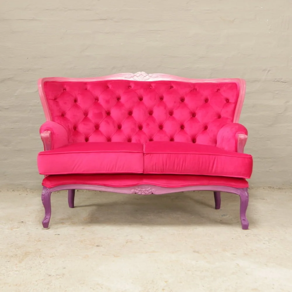 Carved Ombre Victorian Sofa