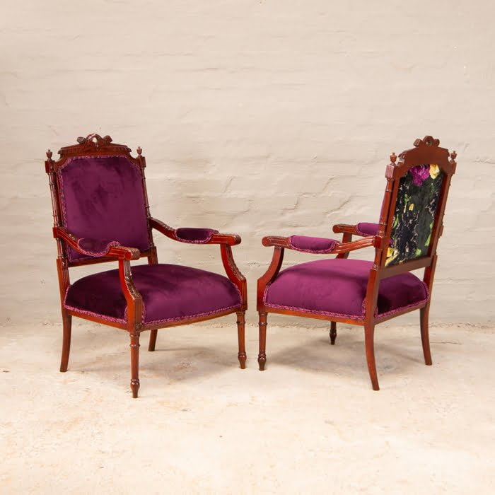 Antique Edwardian Armchairs