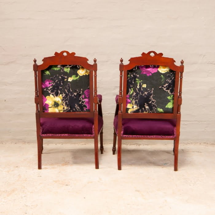 Antique Edwardian Armchairs