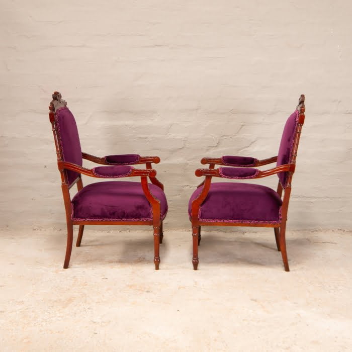 Antique Edwardian Armchairs