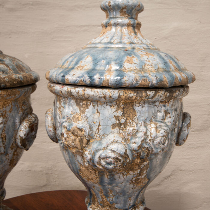 Antique Terracotta urns set of 2