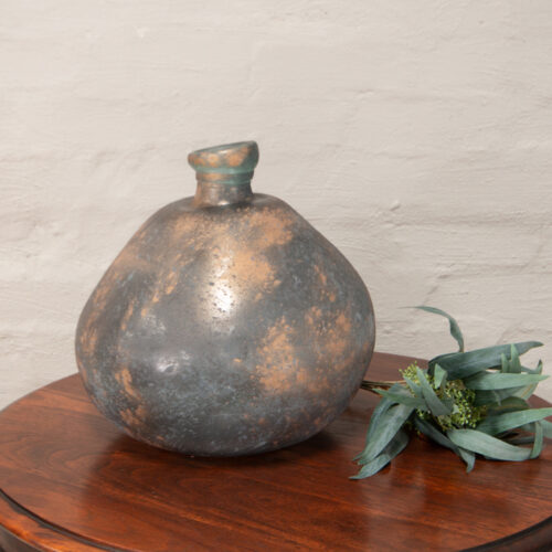 Large Rusty Blue Vase