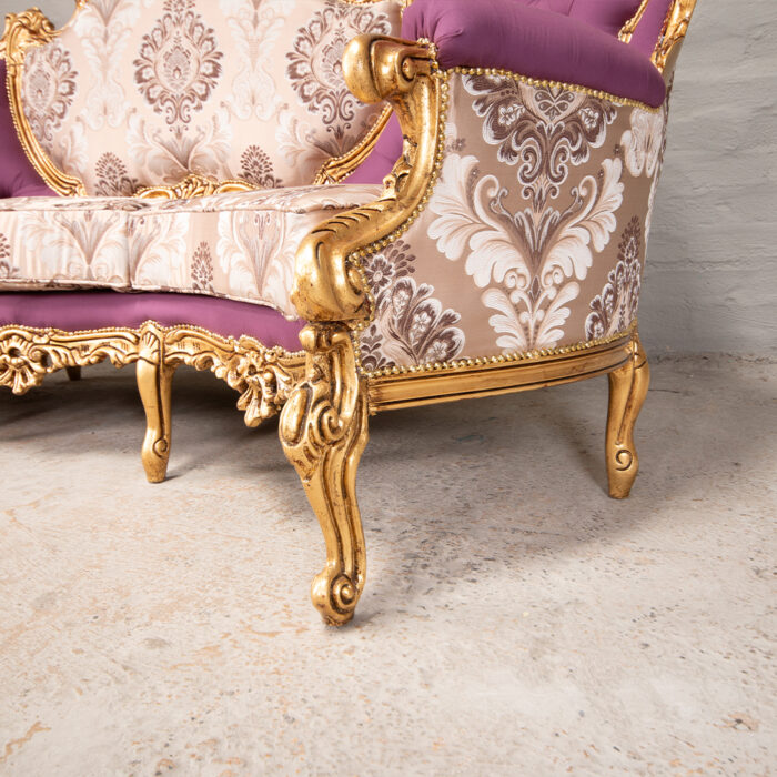Italian gilded sofa