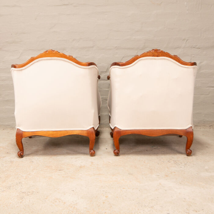 French carved chairs