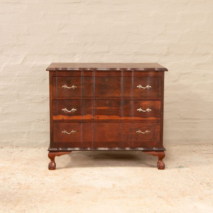 Vintage imbuia chest of drawers