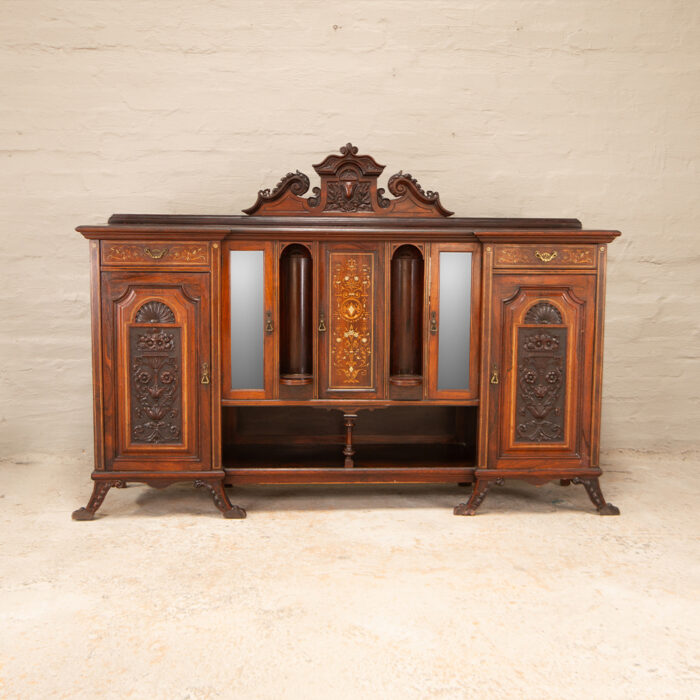 Victorian carved sideboard