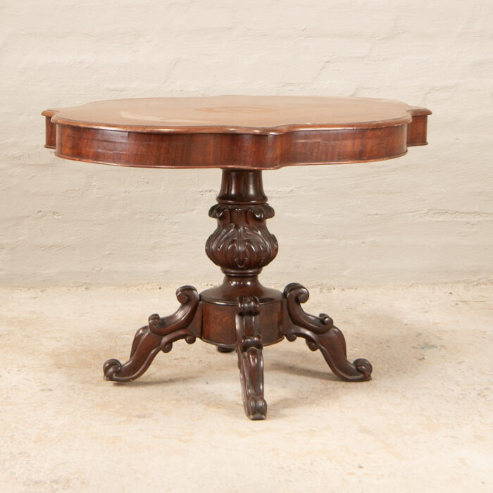 Mahogany loo table