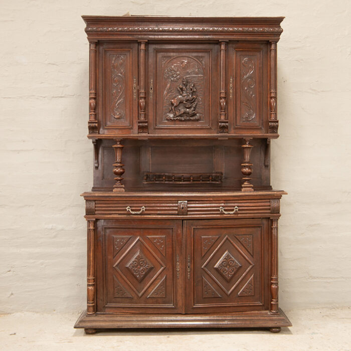 French oak cabinet