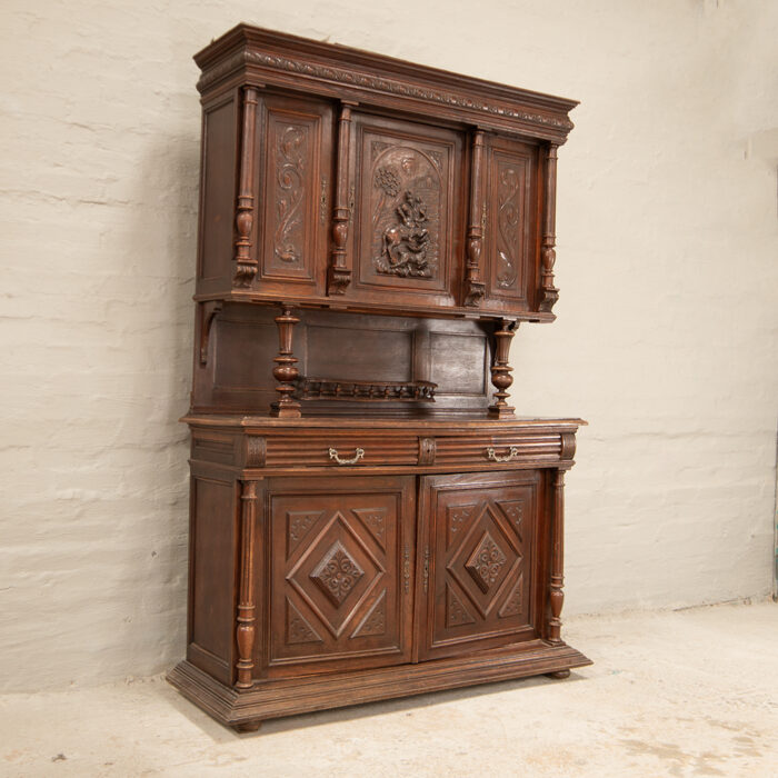 French oak cabinet