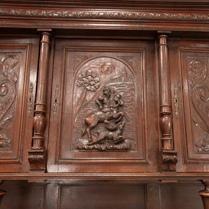 French oak cabinet