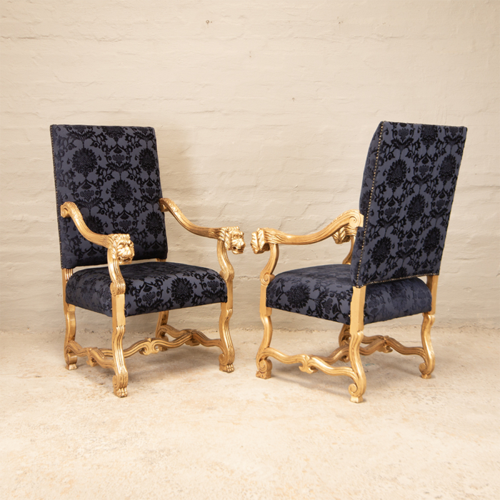 Continental throne chairs