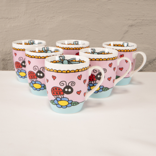 Coffee mugs Ladybirds