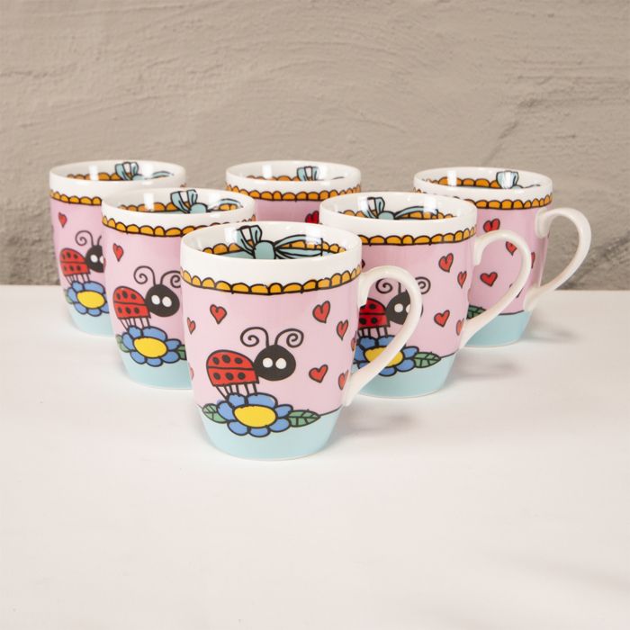 Coffee mugs Ladybirds