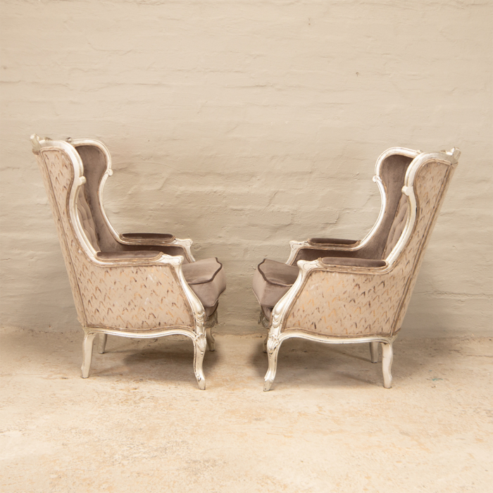 Silver Arm Chairs