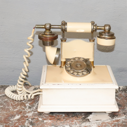 Antique Telephone Copper Cream