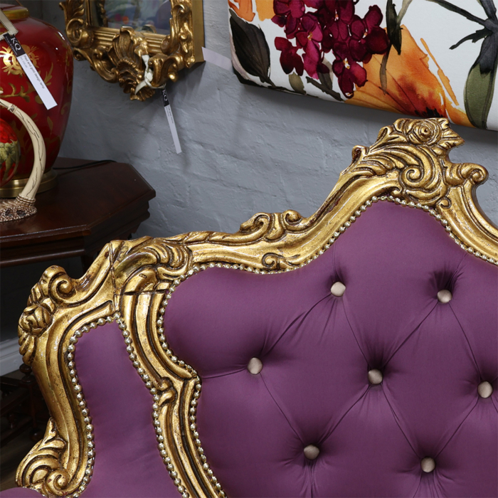 Italian Gilded Sofa - Image 4