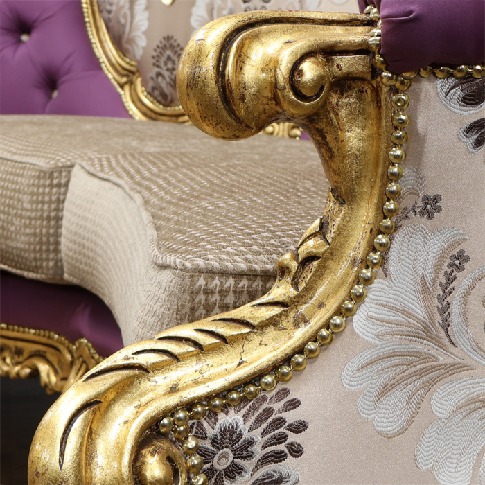 Italian Gilded Sofa - Image 5