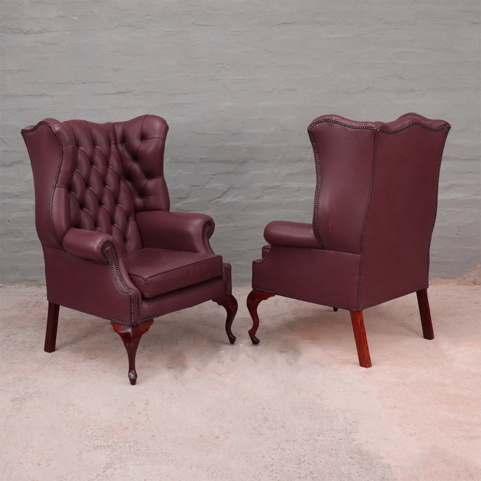 Leather Wingback Chairs