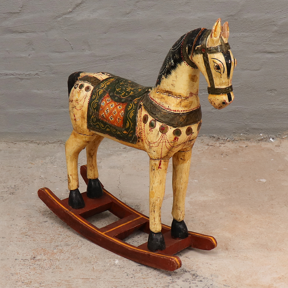 Vintage Indian Rocking Horse