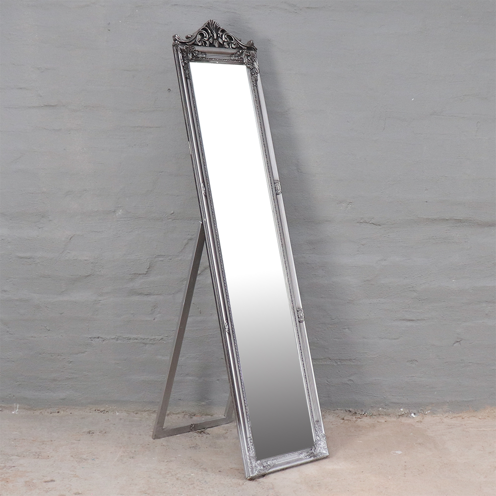 Silver Free standing Mirror