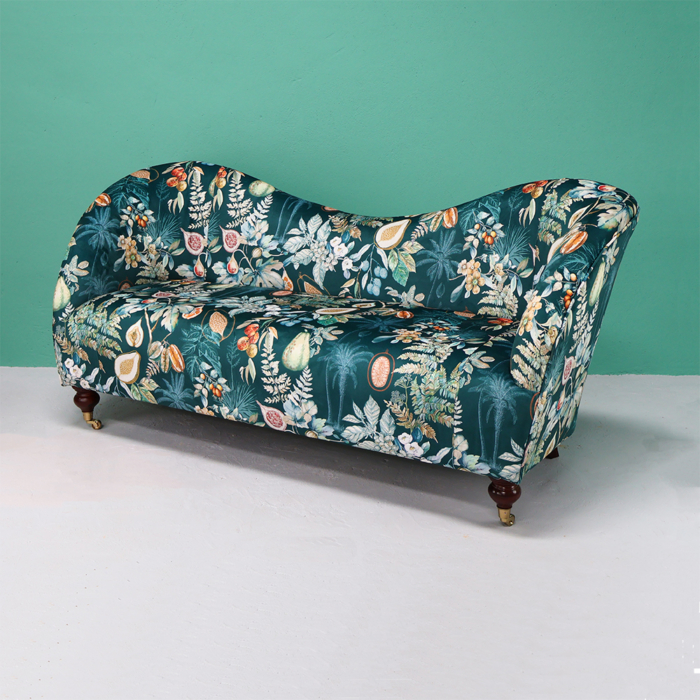 Amber Sofa in Teal - Image 4