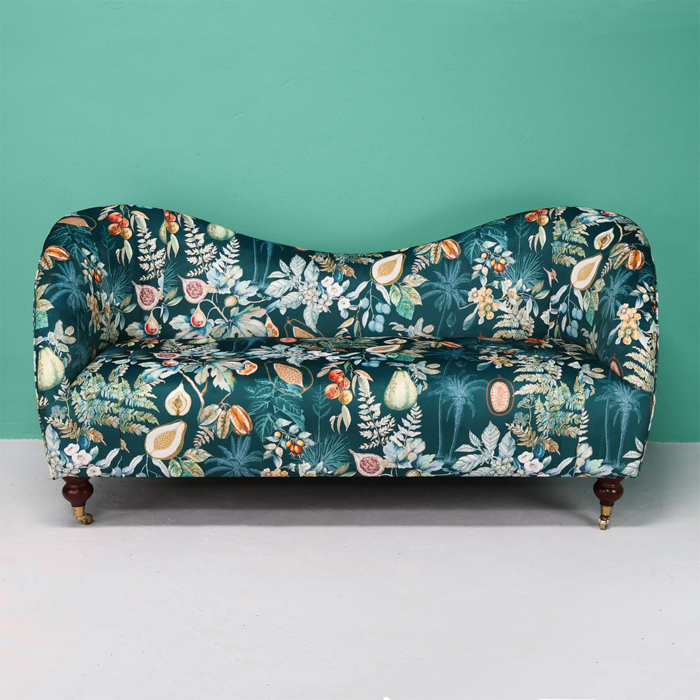 Amber sofa in teal