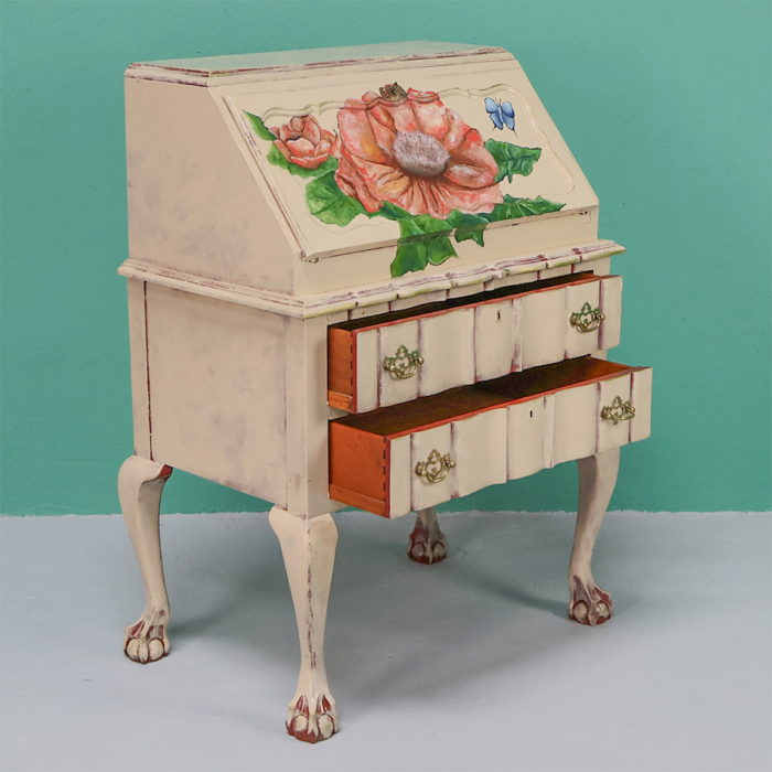 Writing Bureau Painted - Image 4