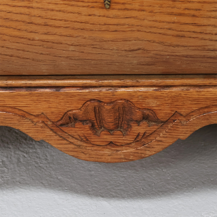 Oak Commode - Image 7