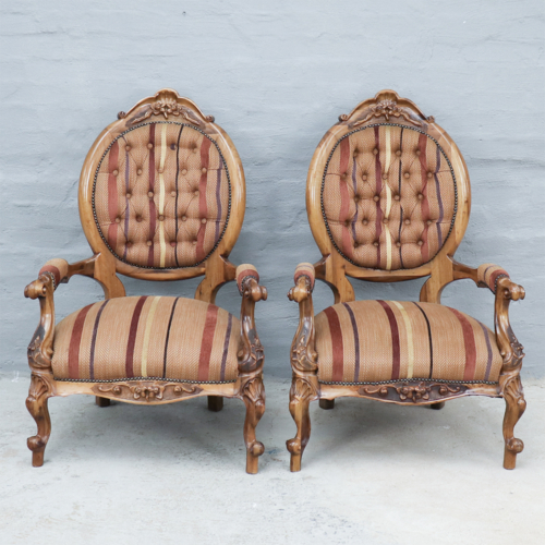 Victorian vintage armchairs