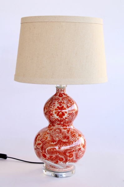 Red Dragon Lamp