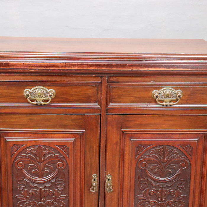 Victorian Walnut Cabinet - Image 6