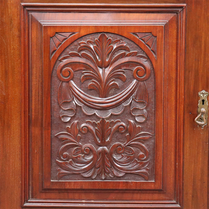 Victorian Walnut Cabinet - Image 8