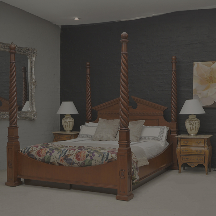 Mahogany King Size Bed - Image 2