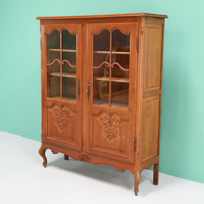 Belgian Oak Display Cabinet - Image 2