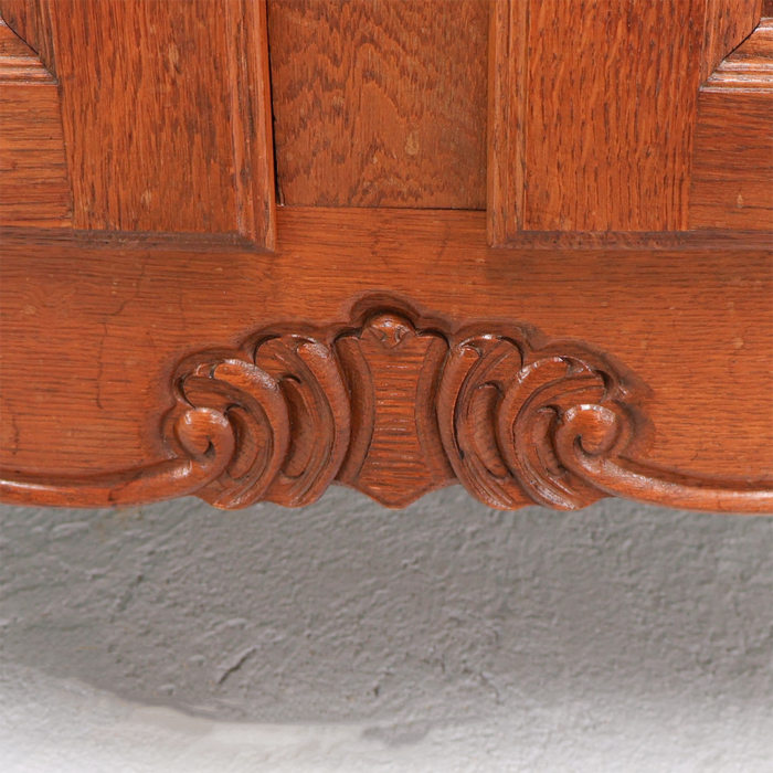 Belgian Oak Display Cabinet - Image 5